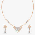Festive Splendor Diamond Necklace Set 