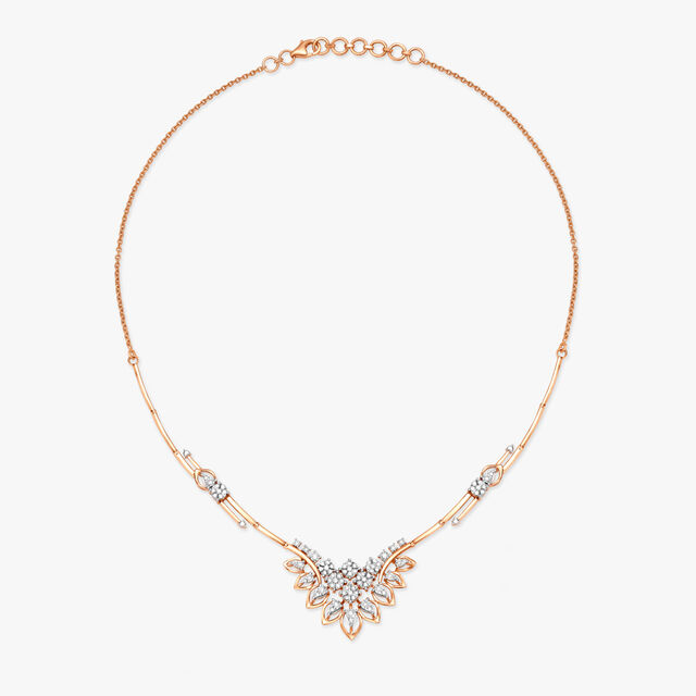 Festive Splendor Diamond Necklace Set 2