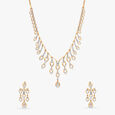 Timeless Exquisite Diamond Necklace Set 