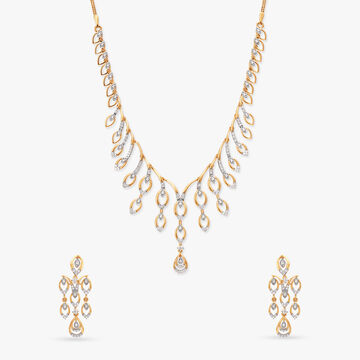 Timeless Exquisite Diamond Necklace Set