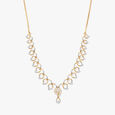 Glistening Leaves Diamond Necklace Set 2