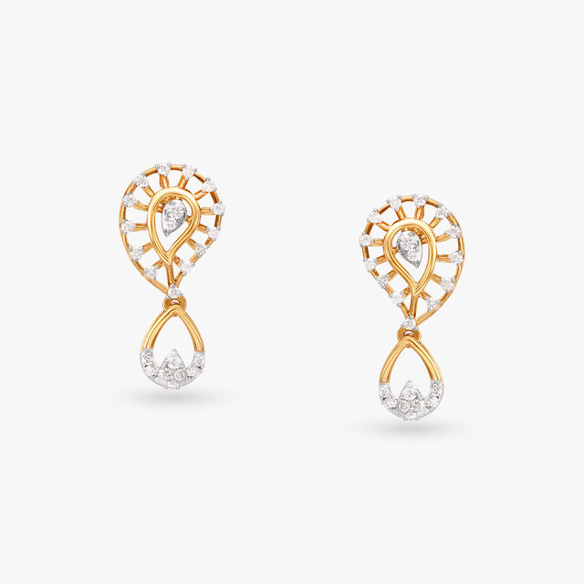 Glistening Leaves Diamond Necklace Set 4