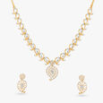 Filigree Diamond Necklace Set 