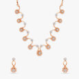 Luminous Treasure Diamond Necklace Set 