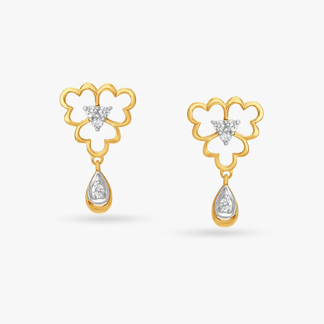 Delicate Clover Diamond Necklace Set 4