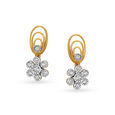 Charming Spirals and Florals Diamond Drop Earrings,,hi-res 