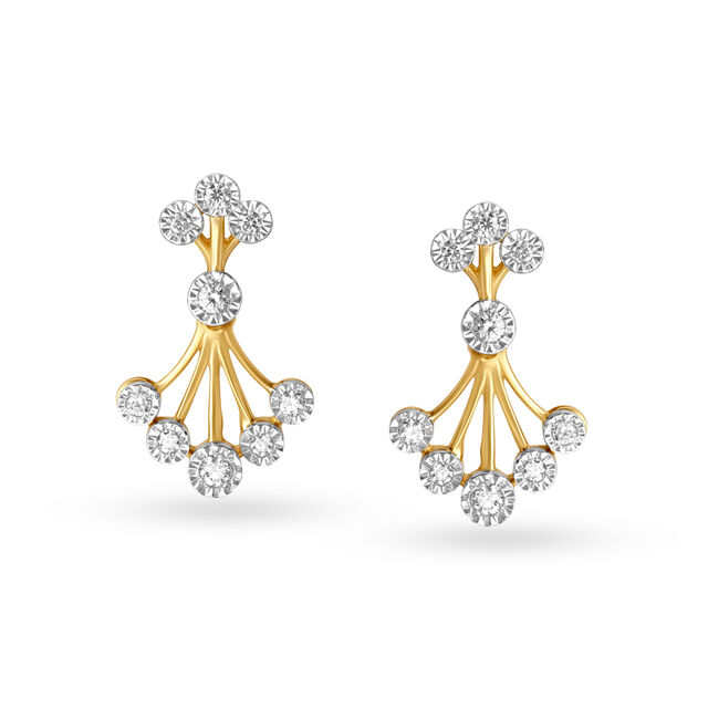 Enchanting Diamond Drop Earrings 
