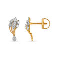 Enchanting Diamond and Gold Drop Earrings 2