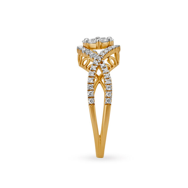 Imperial Intertwined Diamond Ring,,hi-res 3