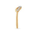 Delicate Leaf Pattern Diamond Ring,,hi-res 3