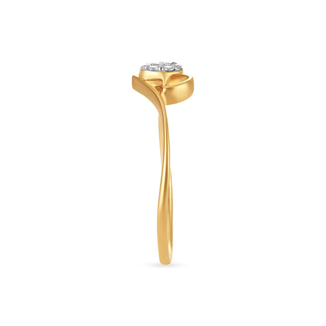 Dainty Diamond and Gold Ring,,hi-res 3