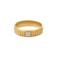 Sophisticated 4 Stone Geometric Diamond Gold Finger Ring,,hi-res 2