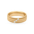 Grand Bold Diamond Ring in White and Rose Gold 2