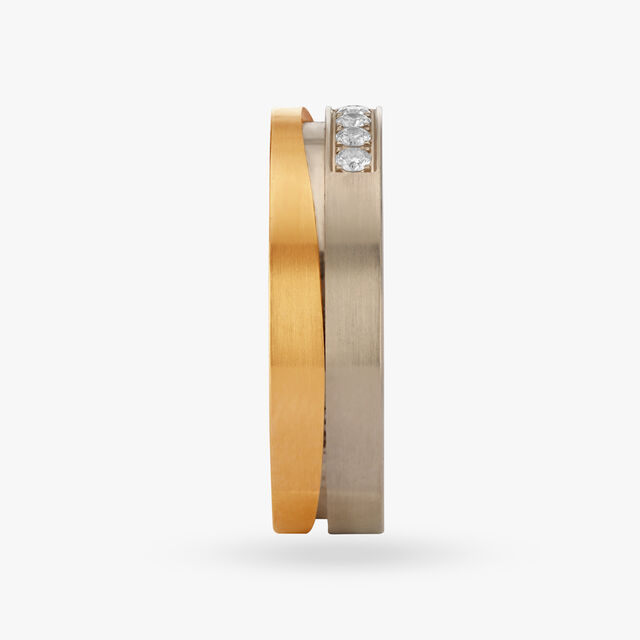 Streamlined Diamond Finger Ring for Men