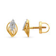 Delicate Tear Drop Shape Diamond Stud Earrings,,hi-res 2