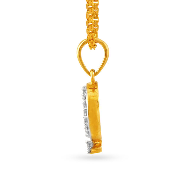 18 Karat Gold and Diamond Pendant Earrings Set,,hi-res 3