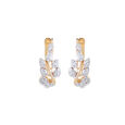 Fancy Vine- Inspired Diamond Hoop Earrings,,hi-res 