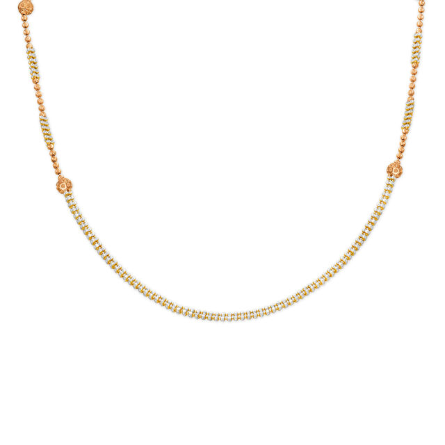 Esoteric Yellow And Rose Gold Orb Chain,,hi-res 