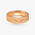 Engraved Gold Finger Ring 2