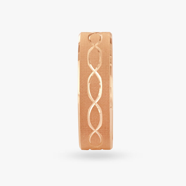 Engraved Gold Finger Ring 3