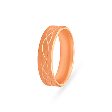 Beautiful Textured Ring in Rose Gold