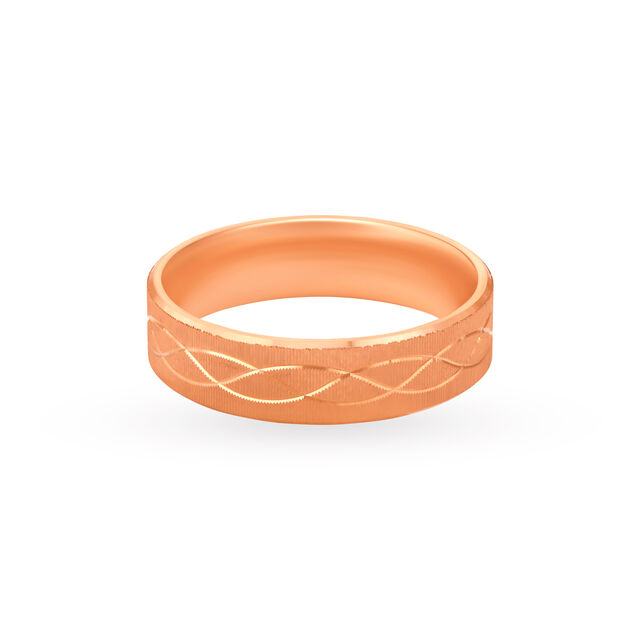 Beautiful Textured Ring in Rose Gold,,hi-res 2