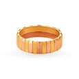 Striking Dual Stone Ring in Yellow and Rose Gold for Men,,hi-res 2