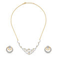 Ethereal Cascade Diamond Necklace Set,,hi-res 