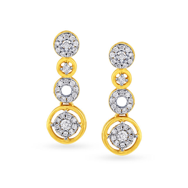 Mesmerising Diamond Drop Earrings,,hi-res 