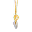 Tanishq Diamond Treats 18 Karat Yellow Gold Diamond Pendant,,hi-res 2