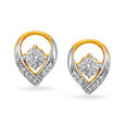 18 Karat Yellow Gold Diamond Stud Earrings,,hi-res 