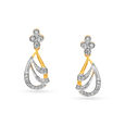 Sleek Dainty Diamond Embellished Gold Necklace Set,,hi-res 4