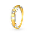 Characterful 18 Karat Dual Gold And Diamond Finger Ring,,hi-res 