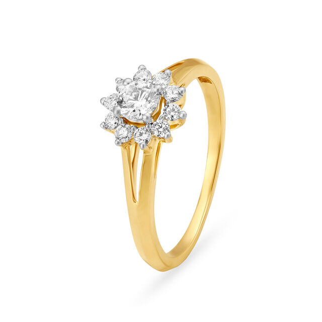 Blossom Glow Diamond Finger Ring