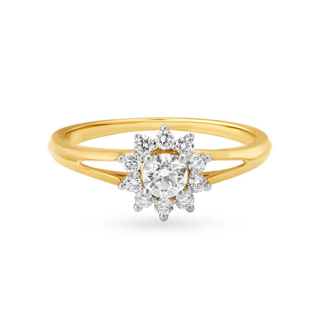 Blossom Glow Diamond Finger Ring