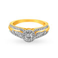 Marvelous 18 Karat Gold And Diamond Cluster Ring,,hi-res 2