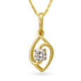 Endearing Single Stone Diamond Pendant,,hi-res 