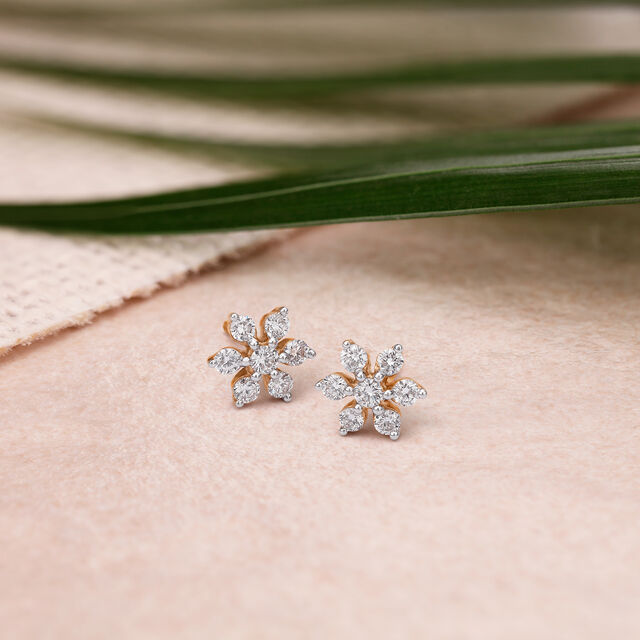 Brilliant Traditional Diamond Stud Earrings,,hi-res 