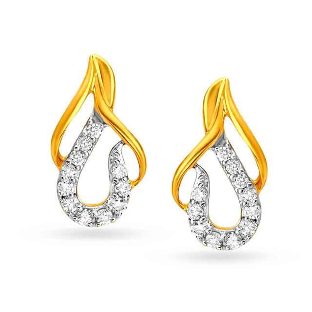 Dazzling Diamond Stud Earrings 