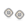 Dazzling Geometric Diamond Stud Earrings,,hi-res 