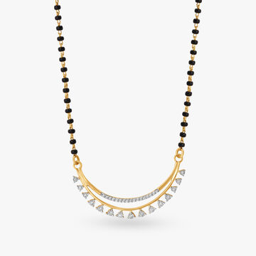 Contemporary Stunning Diamond and Gold Mangalsutra