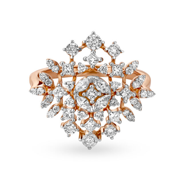 Regal Gold and Diamond Finger Ring,,hi-res 2