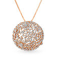 Diamond Studded Ornate Pendant,,hi-res 