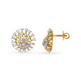 Mesmerising Rose Gold and Diamond Stud Earrings,,hi-res 2