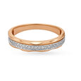 Splendid 18 Karat Rose And White Gold And Diamond Ring 2