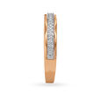Splendid 18 Karat Rose And White Gold And Diamond Ring 3