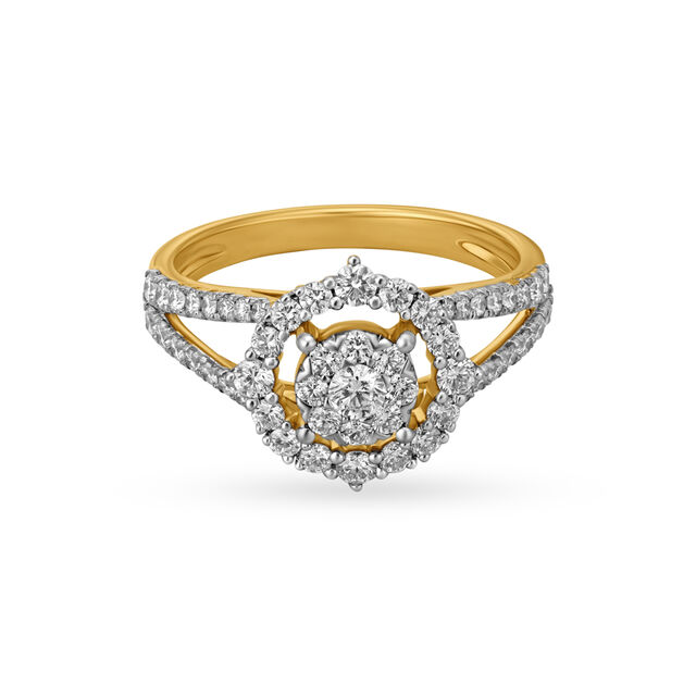 Dazzling Exuberant Diamond Ring