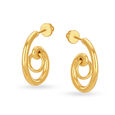 Dainty Gold Hoop Bali Earrings,,hi-res 3