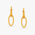 Minimal Twisted Hoop Earrings 3
