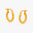 Minimal Twisted Hoop Earrings 4